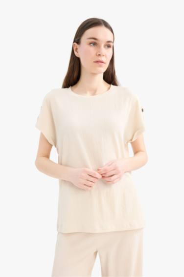 Regular Fit Crew Neck Short Sleeve T-Shirt