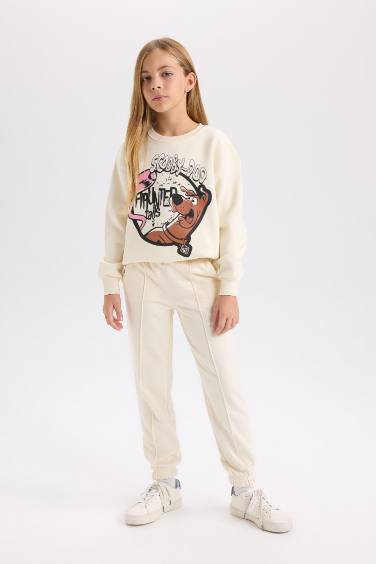 بنطلون سويت بانتس بناتي جوجر بيزك ورجل مطاطي