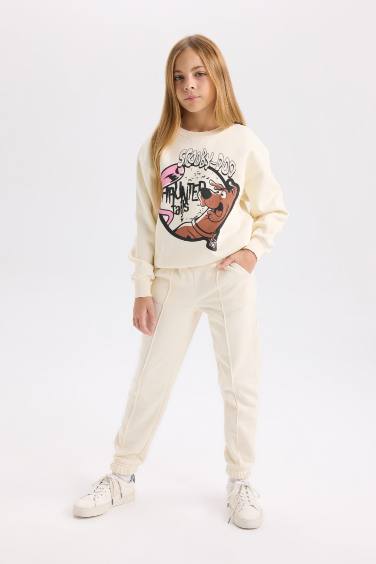 بنطلون سويت بانتس بناتي جوجر بيزك ورجل مطاطي