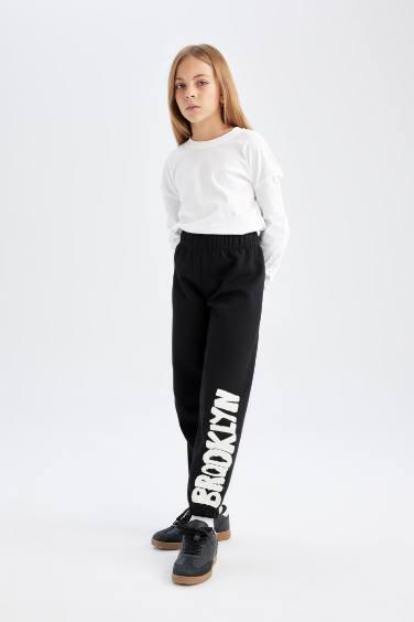 Girl Printed Jogger Sweatpants