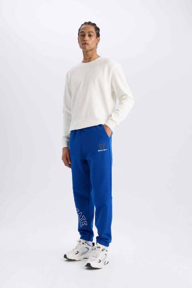 Standard Fit NBA Golden State Warriors Licensed Thick Sweatshirt Fabric Jogger