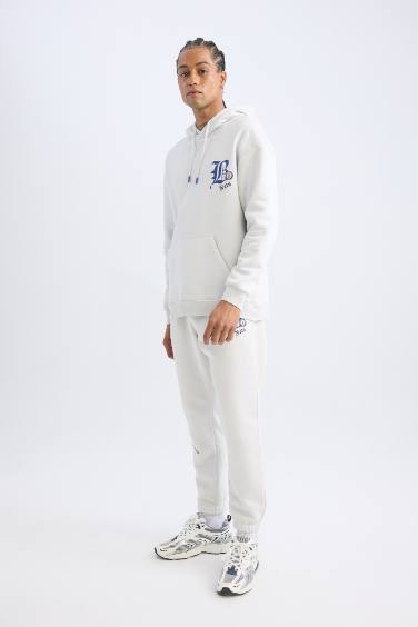 DeFactoFit NBA Brooklyn Nets Standard Fit Thick Jogger Sweatpants