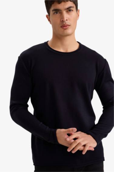 Relax Fit Crew Neck Knitwear Pullover