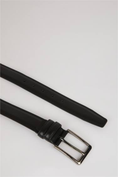 حزام كلاسيكي رجالي جلد صناعي