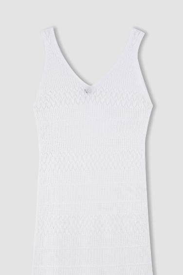 فستان سليم فيت بدون ردن