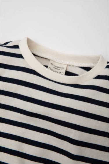 تيشيرت بناتي نص ردن قصة عادية بياخة مستديرة