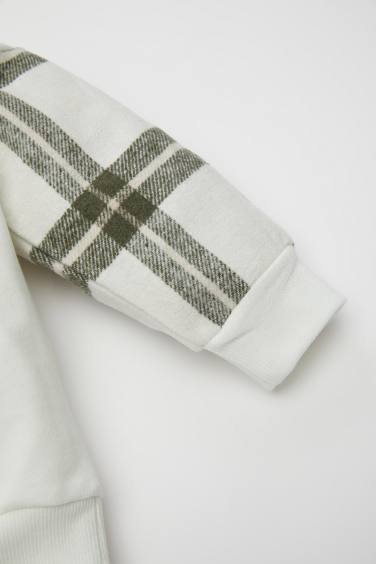 Baby Boy Printed Thin Sweatshirt Bottom 2 Piece Set