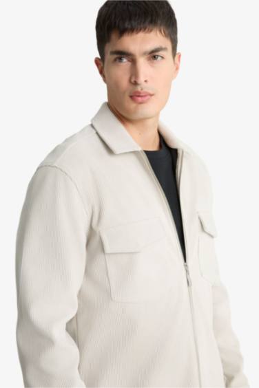 قميص قصة عادية بياخة بولو بجيب