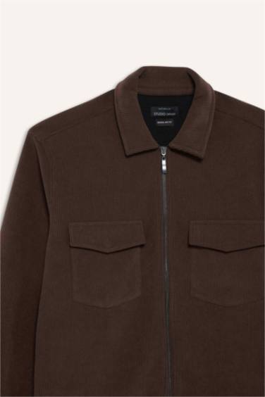 Regular Fit Long Sleeve Overshirt