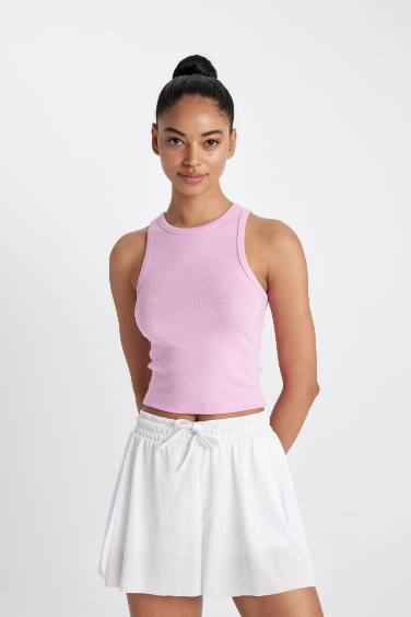 DeFactoFit Crew Neck Modal Tank Top