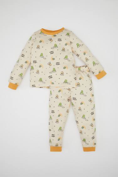 Baby Boy Dinosaur Printed 2 Piece Pajama Set