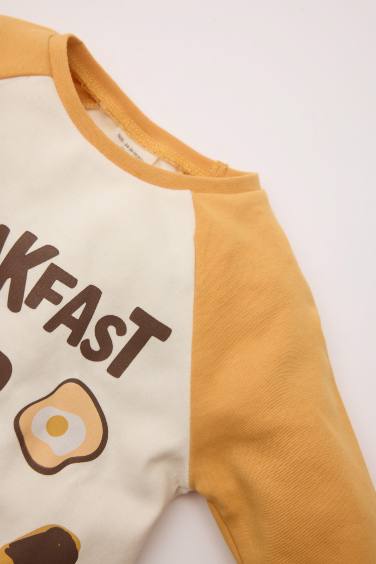 طقم بيجاما بيبي اولادي قصة عادية - قطعتين