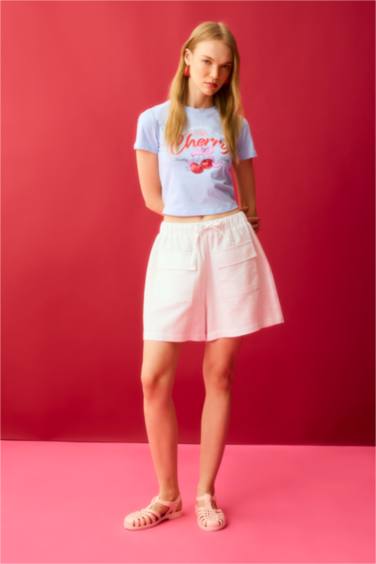 تيشيرت نص كم وافل سليم فيت