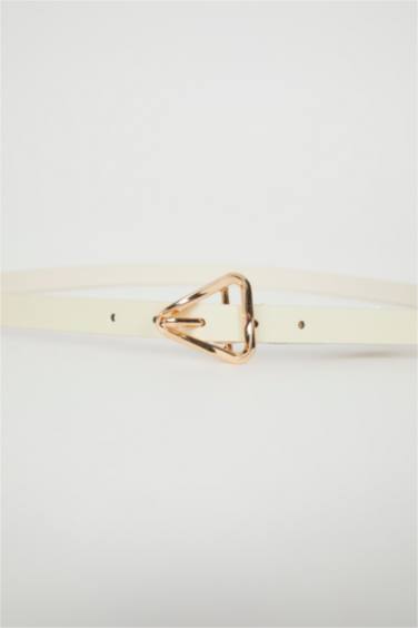 Lot de 2 Ceintures en similicuir pour femme