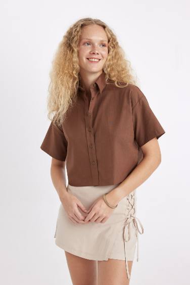 Oversize Fit Short Sleeve Shirt