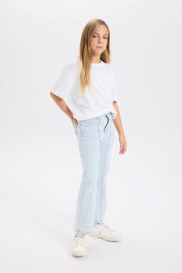 Girl Flare Fit Spanish Leg Pocketed Jeans