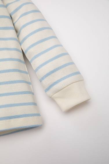 Baby Boy Printed Corduroy 2 Piece Pajama Set