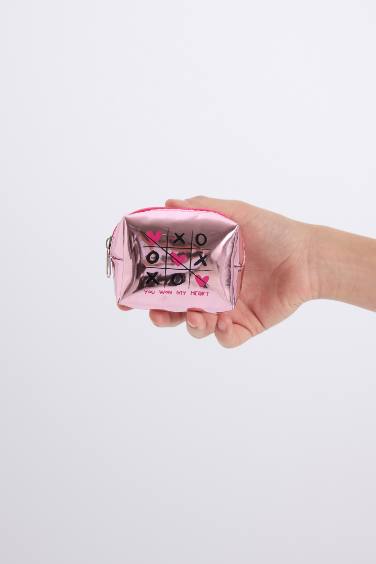 Кошелек с принтом на молнии для женщин