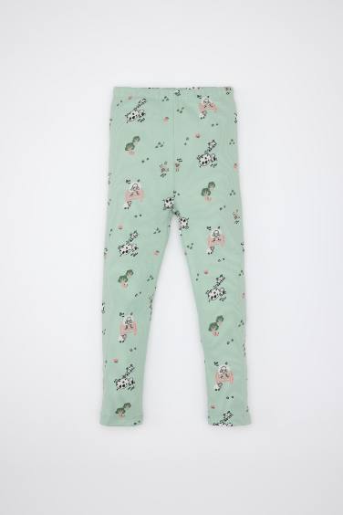Pyjama à col Rond à motif Animal à manches longues pour BéBé Fille