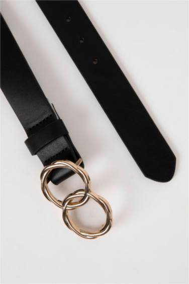 حزام كلاسيكي نسائي جلد صناعي