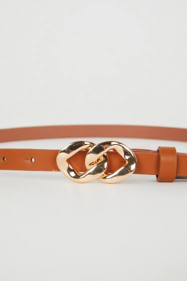 حزام نسائي جلد صناعي