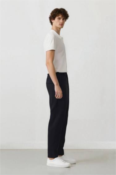 Jogger Yazlık Kumaş Pantolon Basic Düz Cepli Düz Paça