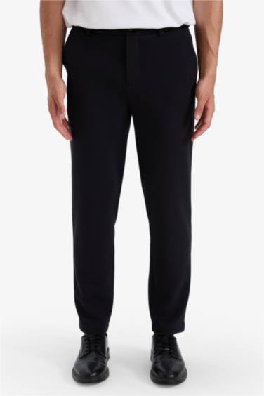 Tailored Fit Straight Leg Trousers