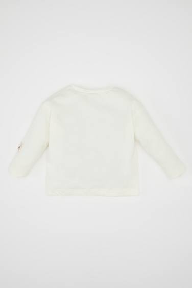 Baby Girl Crew Neck Floral T-Shirt