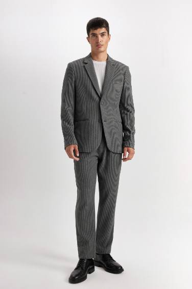 Tailored Regular Fit Straight Leg Trousers