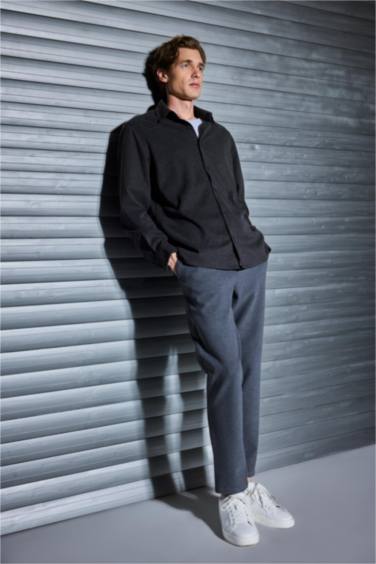 Tailored Regular Fit Straight Leg Trousers