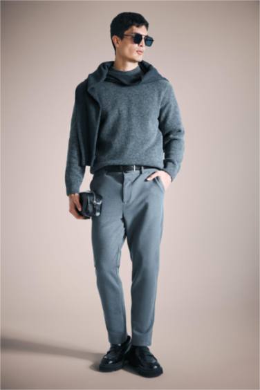 Tailored Regular Fit Düz Paça Pantolon