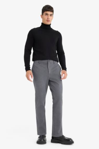 Tailored Regular Fit Straight Leg Trousers