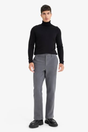 Tailored Regular Fit Straight Leg Trousers