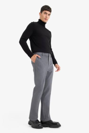Tailored Regular Fit Straight Leg Trousers