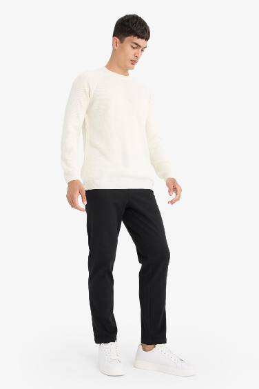 Tailored Regular Fit Straight Leg Trousers