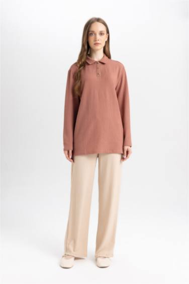 تونيك كم طويل قصة عادية