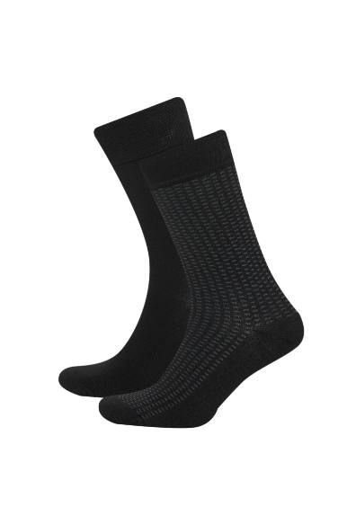 Man Seamless 2 Piece Bamboo Long Socks