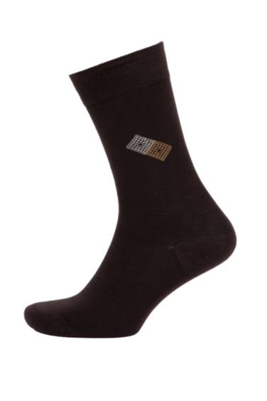 Мужские бесшовные бамбуковые длинные носки, набор из 2