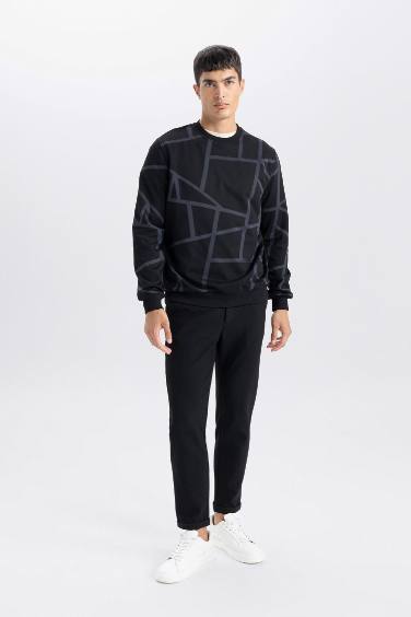 Black Crinkle Skinny Jogger Pants