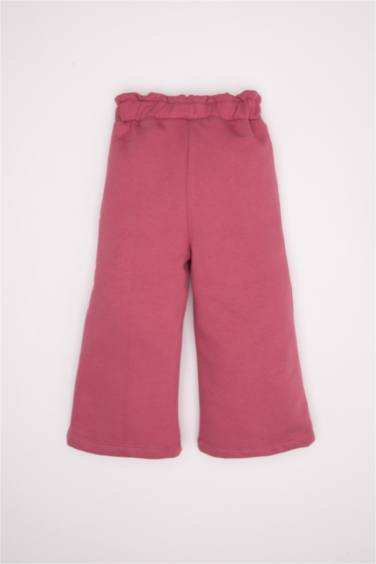 Jogging avec poche et étiquette tissée pour bébé Fille