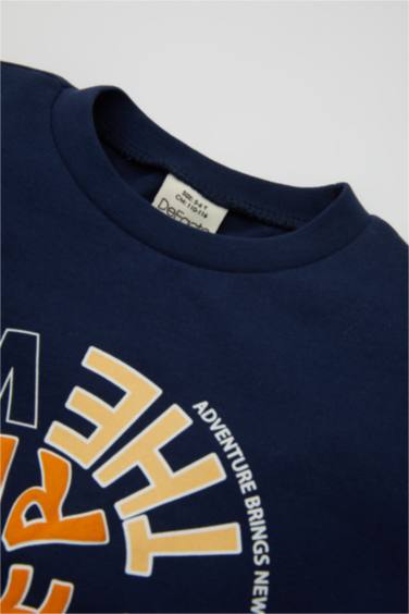 Baby Boy Printed Short Sleeve T-Shirt