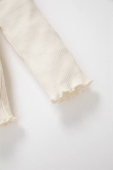 Baby Girl Floral Ribbed Camisole T-Shirt