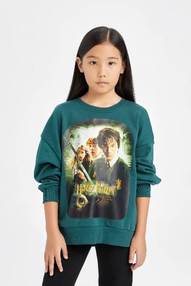 سويت شيرت بناتي اوفر سايز من هاري بوتر