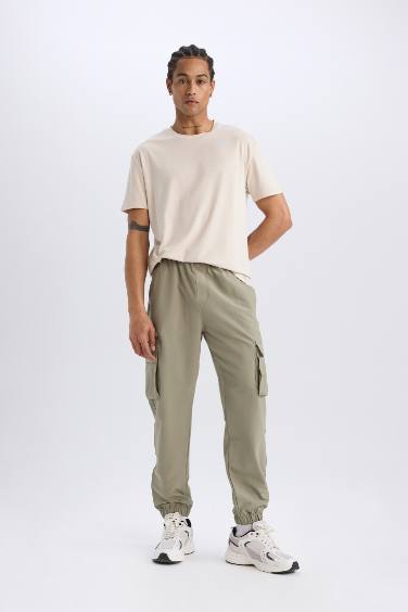 DeFactoFit Slim Fit Woven Cargo Jogger Sweatpants