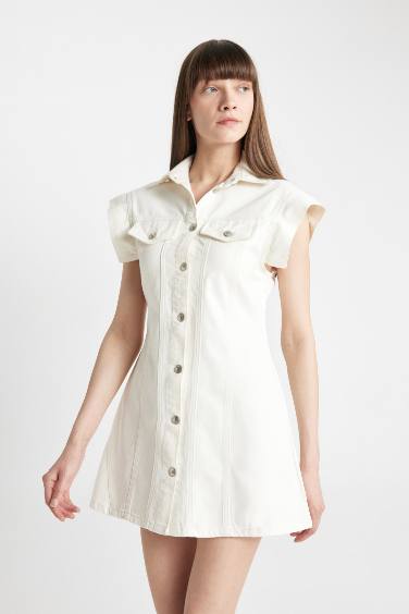 Fashion Fit Denim Mini Dress