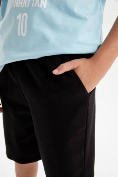 Ensemble De T-Shirt à Manches Courtes Imprimé et Short pour Garçon