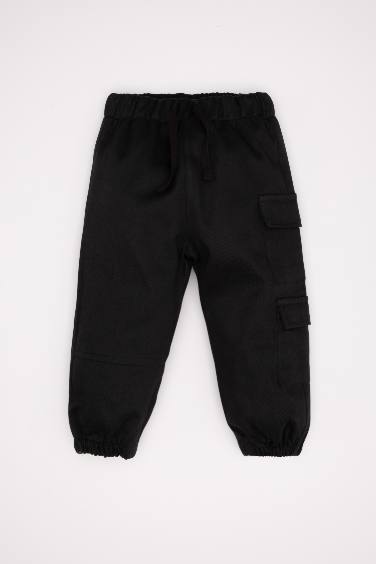 Baby Boy Jogger Leg Gabardine Trousers