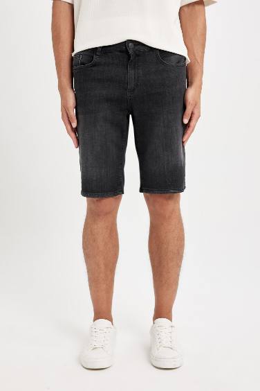 Regular Fit Jean Shorts