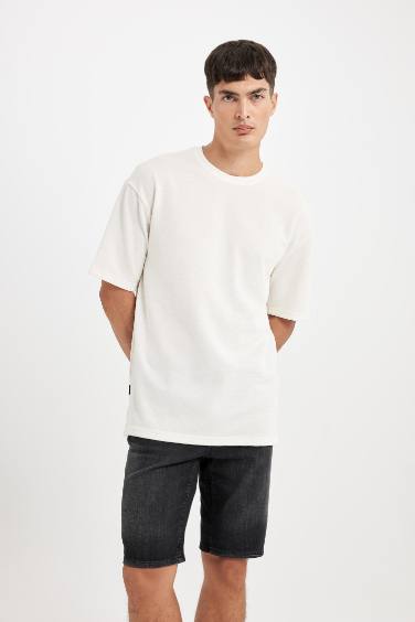 Regular Fit Jean Shorts