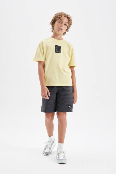 Boy Woven Label Shorts